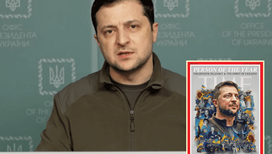 Volod Mir Zelenski Es Nombrado Persona Del A O Por La Revista Time