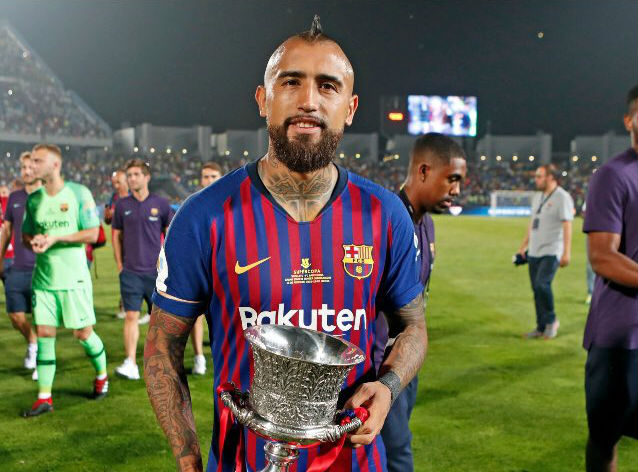 Camiseta barcelona cheap arturo vidal