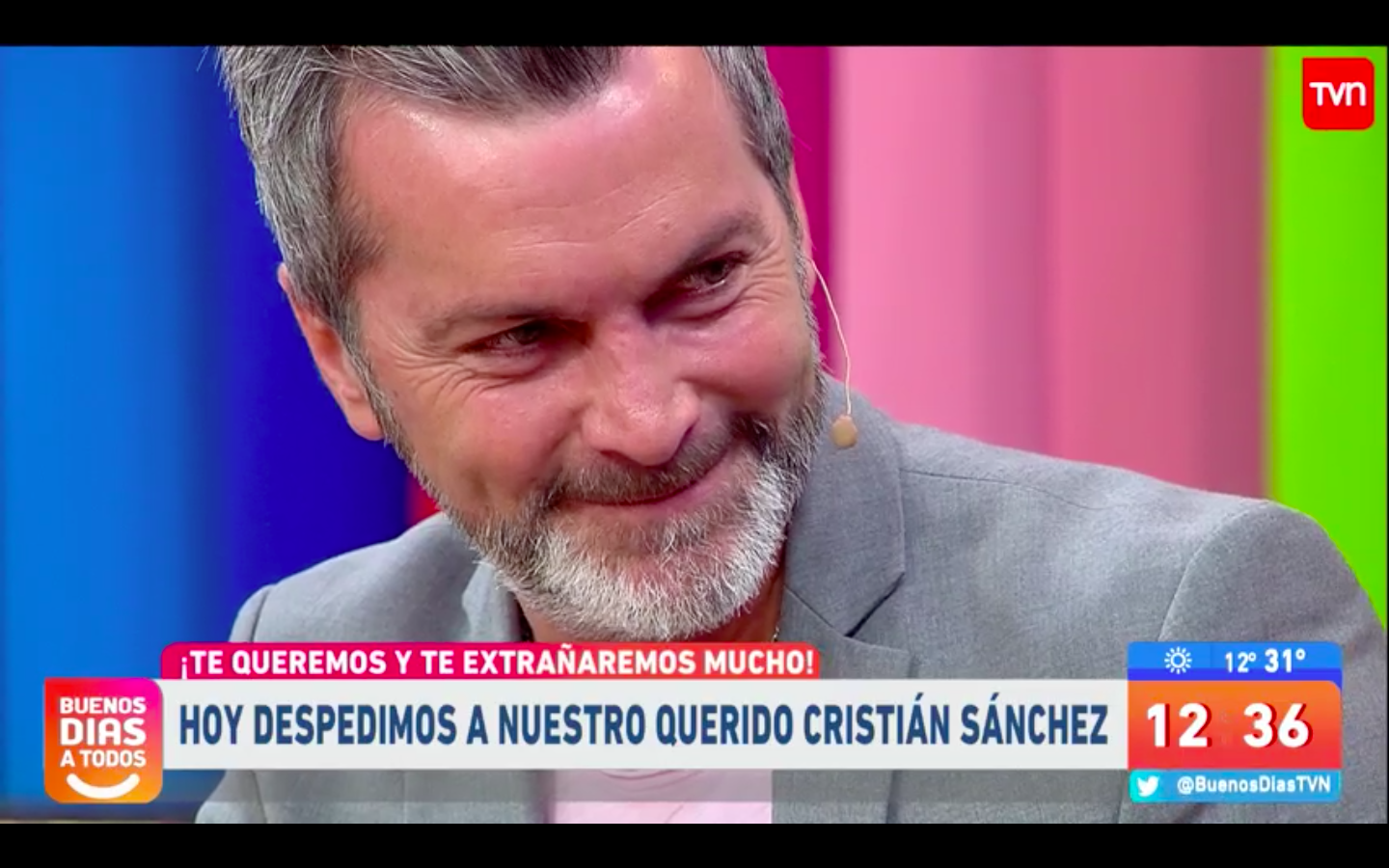Cristián Sánchez despedida