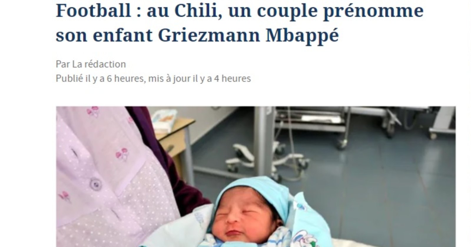 niño chileno Griezmann MBappé